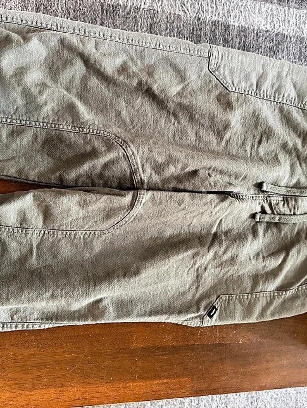 prAna Koen Mid Rise Wide Leg Pant Green Medium